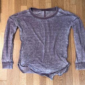 Cute purple size small long sleeve pajama shirt